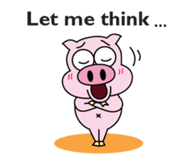 Piggy Ton-kichi for daily use sticker #10330233