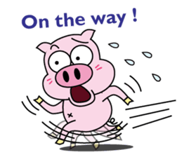 Piggy Ton-kichi for daily use sticker #10330237