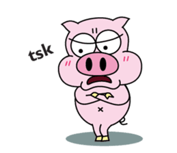Piggy Ton-kichi for daily use sticker #10330247