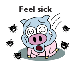 Piggy Ton-kichi for daily use sticker #10330253