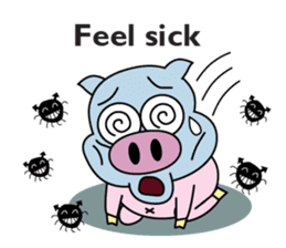 Piggy Ton-kichi for daily use sticker #10330253