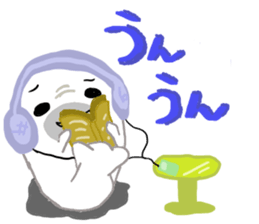 Invective of a seal family sticker #10330257