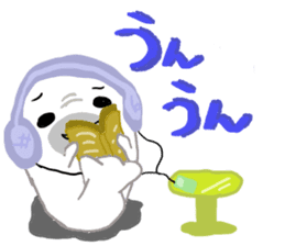 Invective of a seal family sticker #10330257