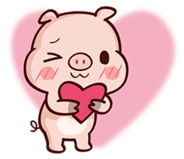 Cutie Piggy sticker #10330558