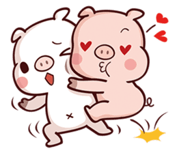 Cutie Piggy sticker #10330572