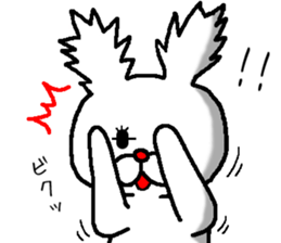 rabbit love love sticker #10331150