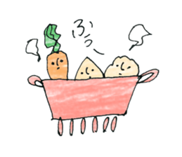 Potatoes, carrots, onions, vegetables! sticker #10331199