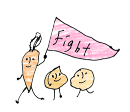 Potatoes, carrots, onions, vegetables! sticker #10331213