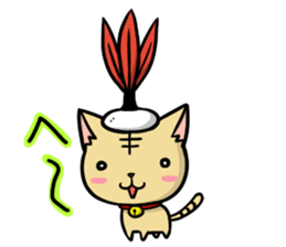 Indiaca_cat sticker #10331382