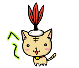 Indiaca_cat sticker #10331382