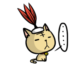 Indiaca_cat sticker #10331384