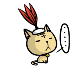 Indiaca_cat sticker #10331384