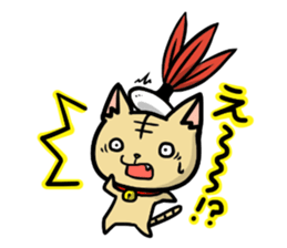 Indiaca_cat sticker #10331390