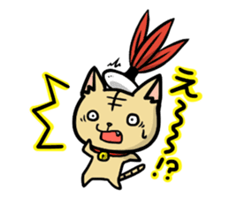 Indiaca_cat sticker #10331390