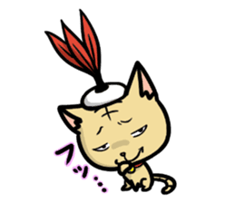 Indiaca_cat sticker #10331391