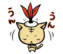 Indiaca_cat sticker #10331395