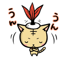 Indiaca_cat sticker #10331395