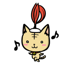 Indiaca_cat sticker #10331406