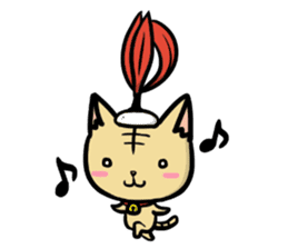 Indiaca_cat sticker #10331406