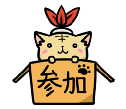 Indiaca_cat sticker #10331412