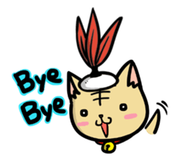 Indiaca_cat sticker #10331414