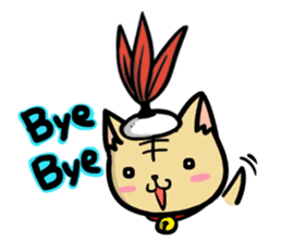 Indiaca_cat sticker #10331414