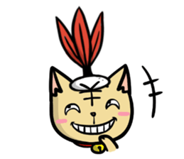 Indiaca_cat sticker #10331415