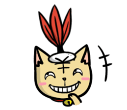 Indiaca_cat sticker #10331415