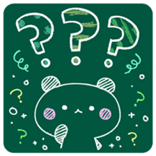 KAWAII blackboard message sticker #10331549