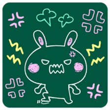 KAWAII blackboard message sticker #10331570