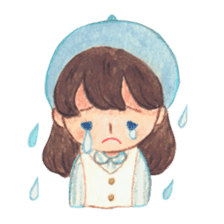 Carrie the Painter Hat sticker #10332698