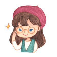 Carrie the Painter Hat sticker #10332699