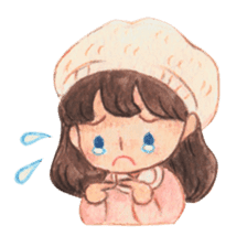 Carrie the Painter Hat sticker #10332701