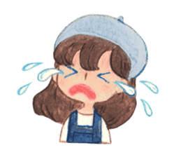 Carrie the Painter Hat sticker #10332703