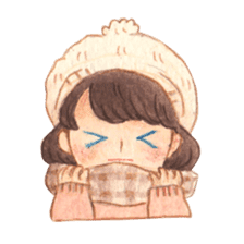 Carrie the Painter Hat sticker #10332704