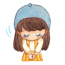 Carrie the Painter Hat sticker #10332709