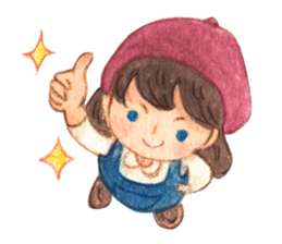 Carrie the Painter Hat sticker #10332710