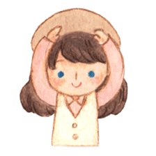 Carrie the Painter Hat sticker #10332711