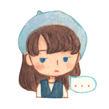 Carrie the Painter Hat sticker #10332714