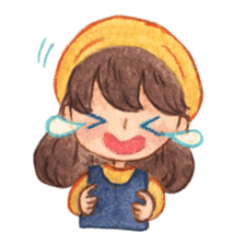 Carrie the Painter Hat sticker #10332716