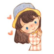 Carrie the Painter Hat sticker #10332722