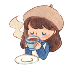 Carrie the Painter Hat sticker #10332723