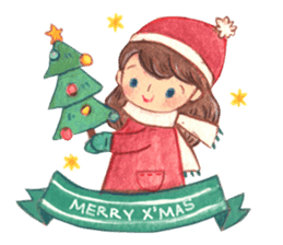 Carrie the Painter Hat sticker #10332733