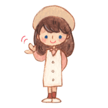 Carrie the Painter Hat sticker #10332735