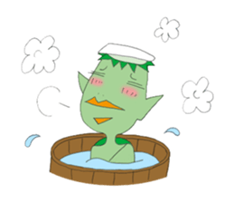 Melancholy kappa sticker #10332795