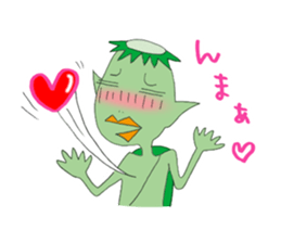 Melancholy kappa sticker #10332798