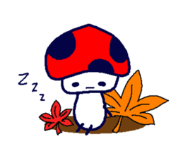 Signal mushroom sticker #10333022