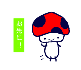 Signal mushroom sticker #10333025