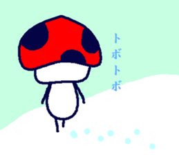 Signal mushroom sticker #10333038