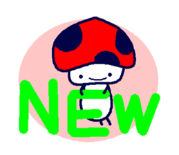 Signal mushroom sticker #10333040